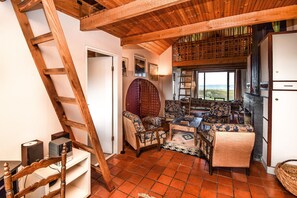 Traditional House, 4 Bedrooms | Living area | Fireplace - House Breiðabólsstaður (Garðabær)