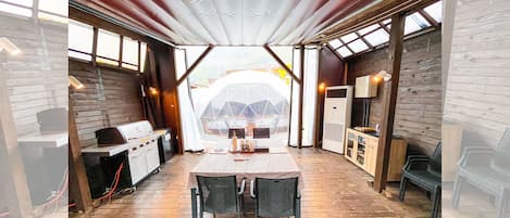 Glamping (with open-air bath) | View from room