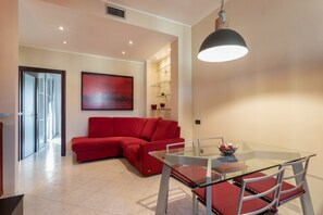 Huoneisto, 1 makuuhuone | Olohuone | Taulutelevisio