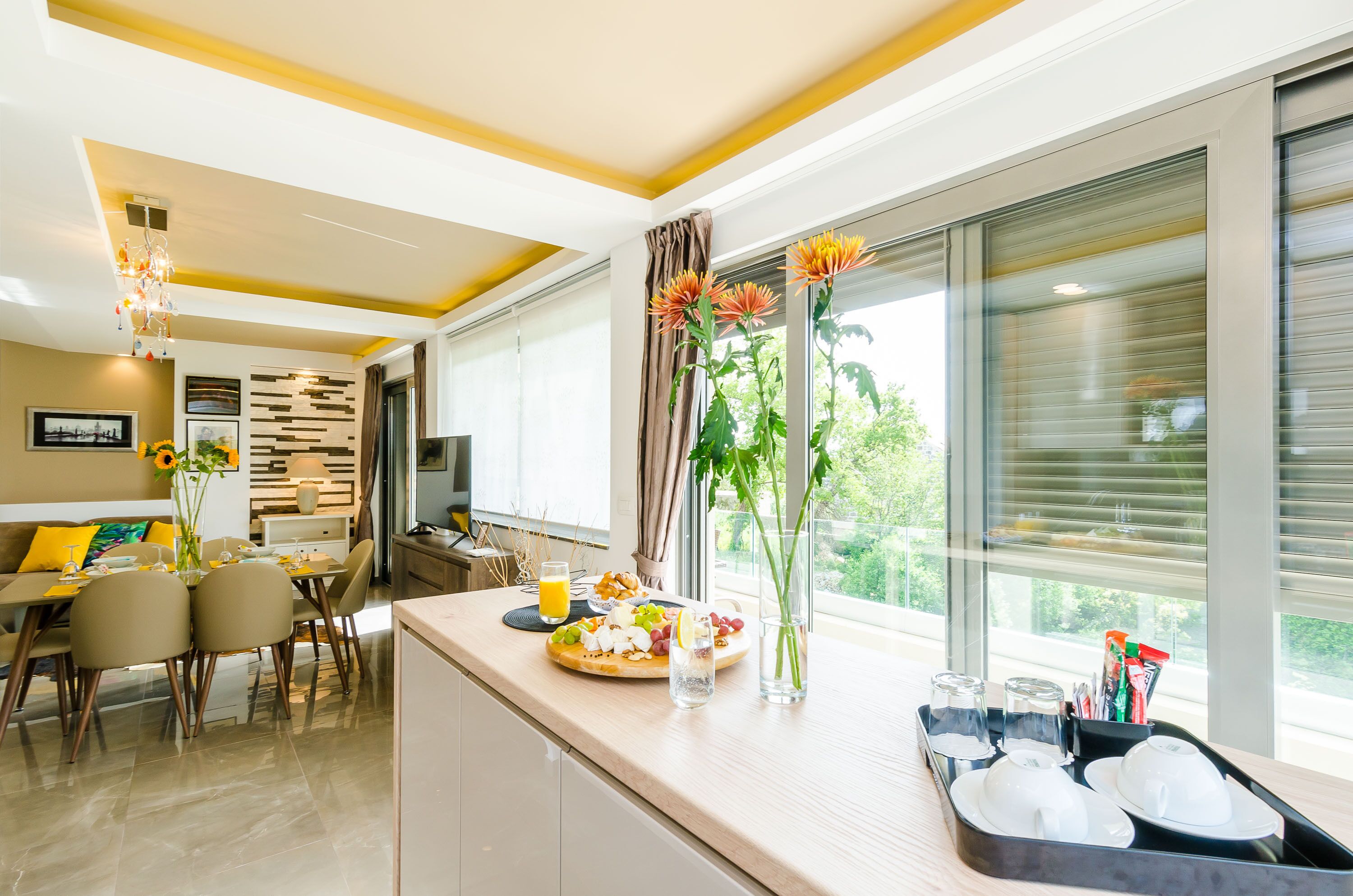 電冰箱、微波爐、爐台、洗碗機