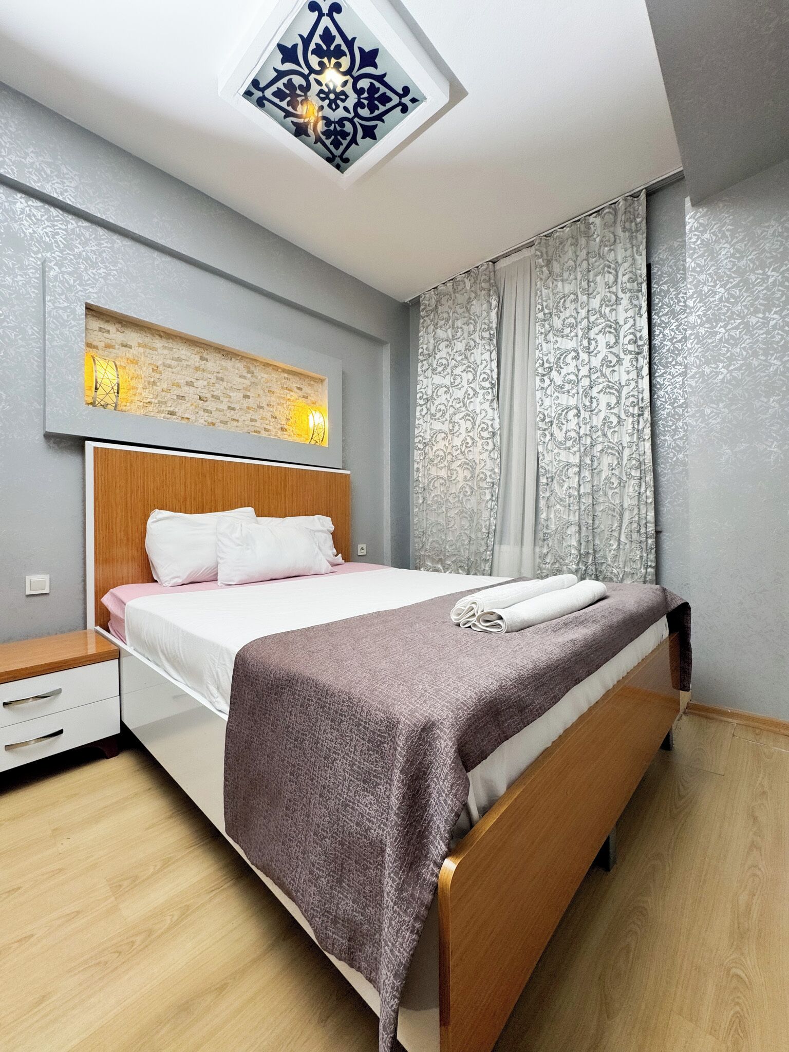 Family Apartment, 2 Bedrooms, Kitchen, City View | Individually decorated, individually furnished, desk, laptop workspace