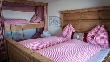 Basic Quadruple Room, Shared Bathroom | Free WiFi, bed sheets