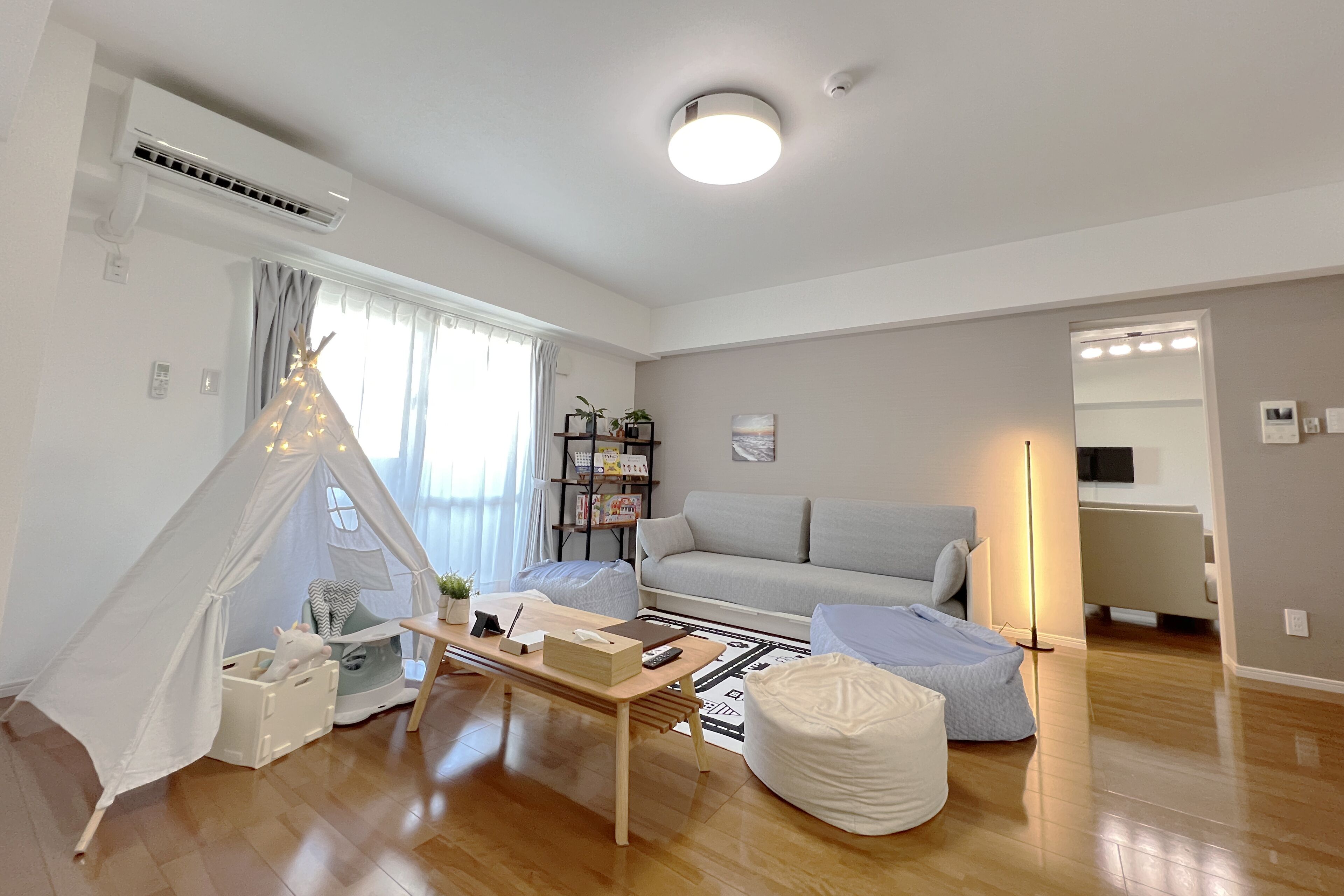 家庭公寓式客房, 多张床 | 遮光窗帘、隔音、免费婴儿床、免费 WiFi