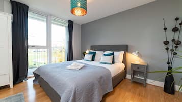 Individually decorated, individually furnished, iron/ironing board