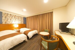 Habitación con 2 camas individuales, no fumadores | Escritorio, wifi gratis, ropa de cama