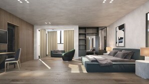 Presidential Suite | 1 bedroom, minibar, in-room safe, blackout drapes - Athenian Foss (Athens)