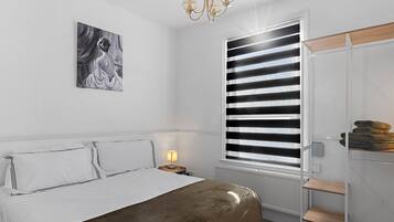 1 bedroom, iron/ironing board, travel cot, free WiFi