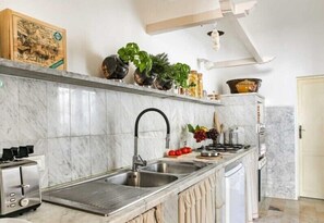 Villa, 4 Bedrooms | Private kitchen | Fridge, microwave, oven, stovetop - Domus Lilia (Viareggio)
