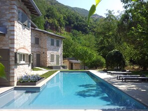 Seasonal outdoor pool