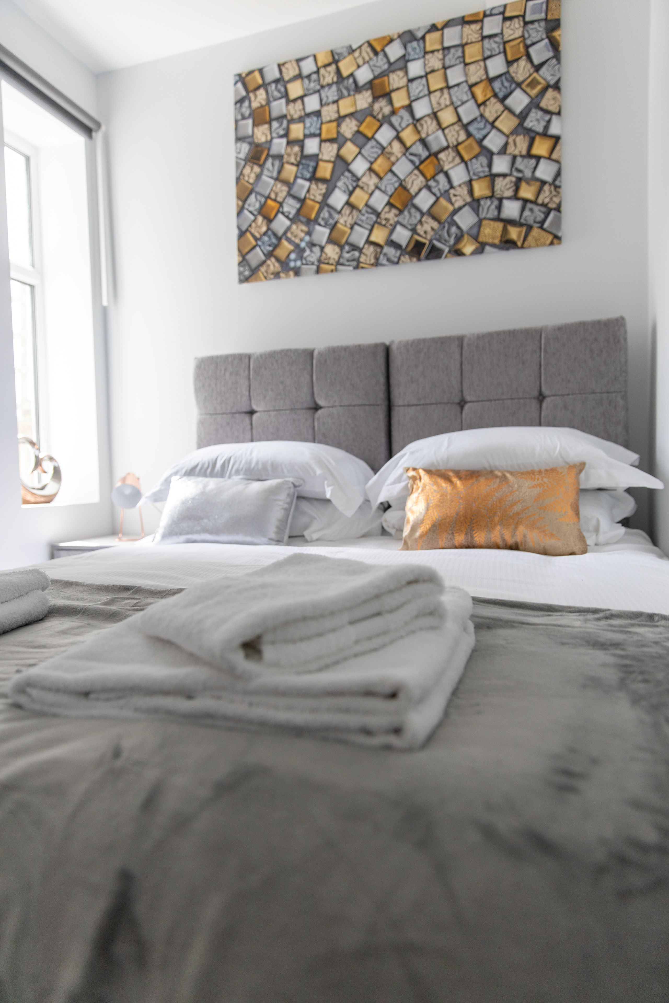 Individually decorated, individually furnished, blackout curtains