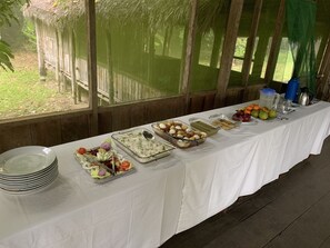 Petit déjeuner buffet compris tous les jours