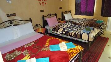 Basic Quadruple Room | Individually decorated, individually furnished, bed sheets