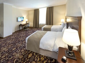 Superior Twin Room | In-room safe, desk, laptop workspace, iron/ironing board