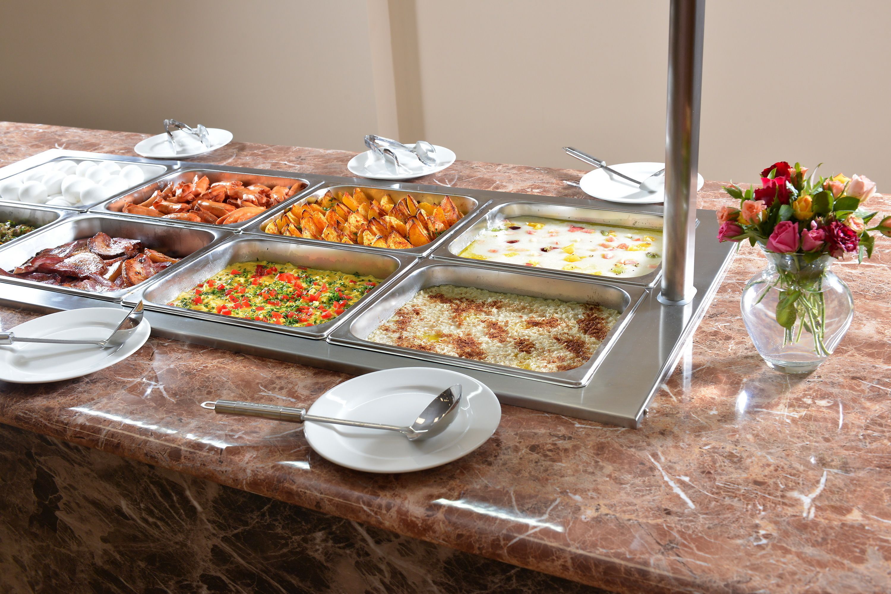 daily buffet breakfast (amd 7000 per person)