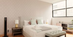 Apartment, Non Smoking | 2 bedrooms, travel crib, free WiFi, bed sheets - First Class Apartmet by Mr.W (Mexico City)