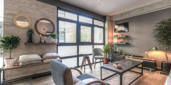 Apartment, Non Smoking | Living area