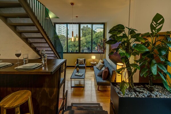 公寓, 非吸煙房 | 客廳 | 平面電視