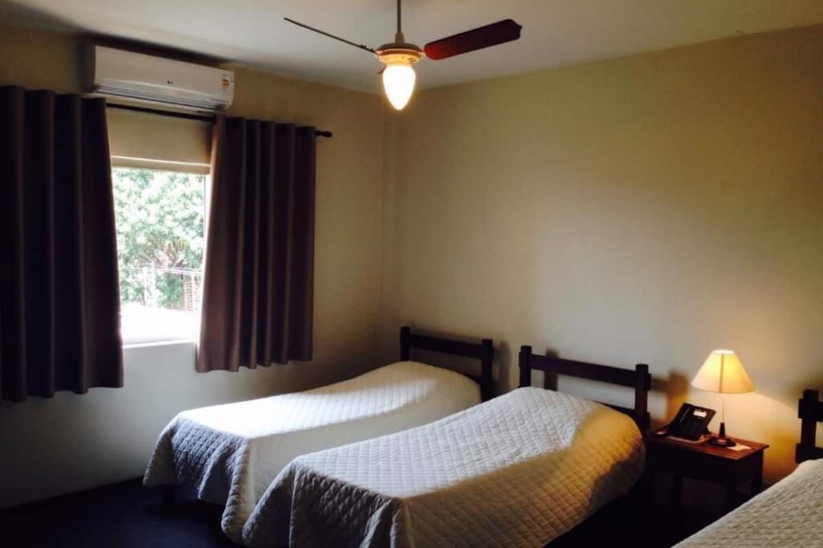 Minibar, desk, blackout drapes, free WiFi