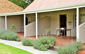 Habitación doble de lujo | Terraza o patio