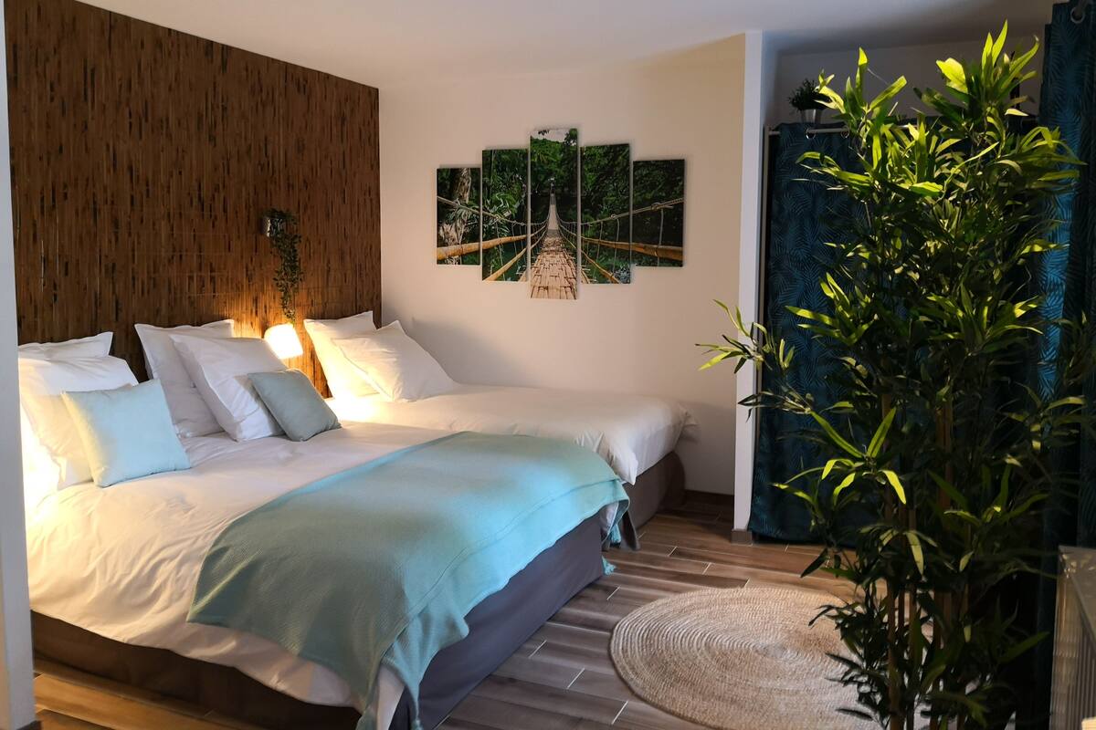 Triple Room (Philippines) | Premium bedding, memory foam beds, desk, soundproofing