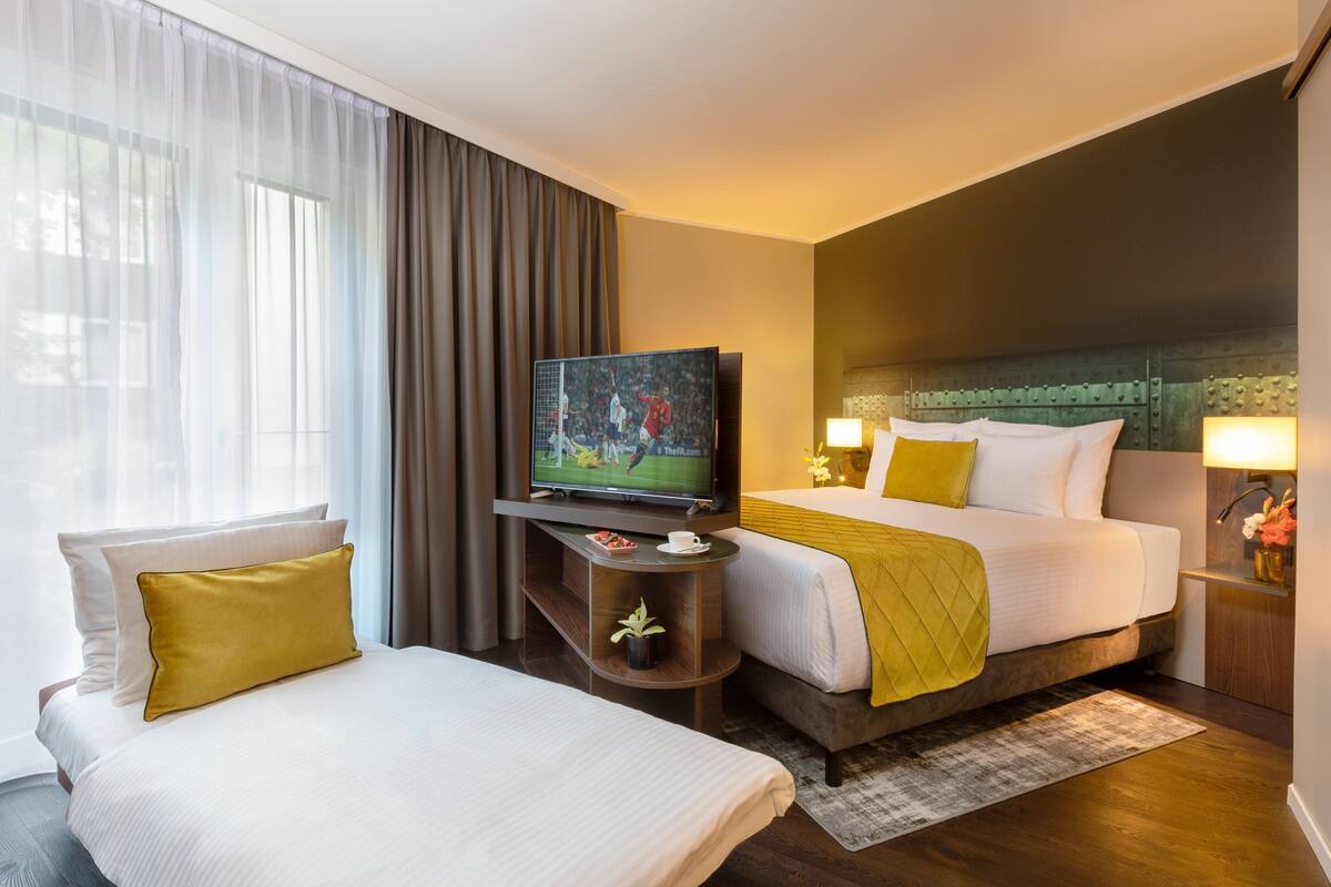 Minibar, in-room safe, desk, soundproofing