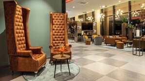 Sitteområde i lobbyen