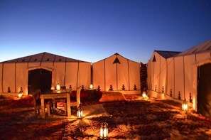 Front of property – evening/night