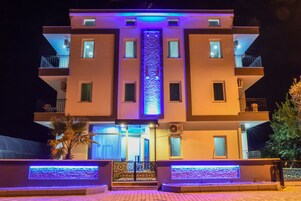 Front of property - evening/night