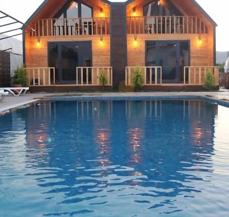 Front of property - evening/night