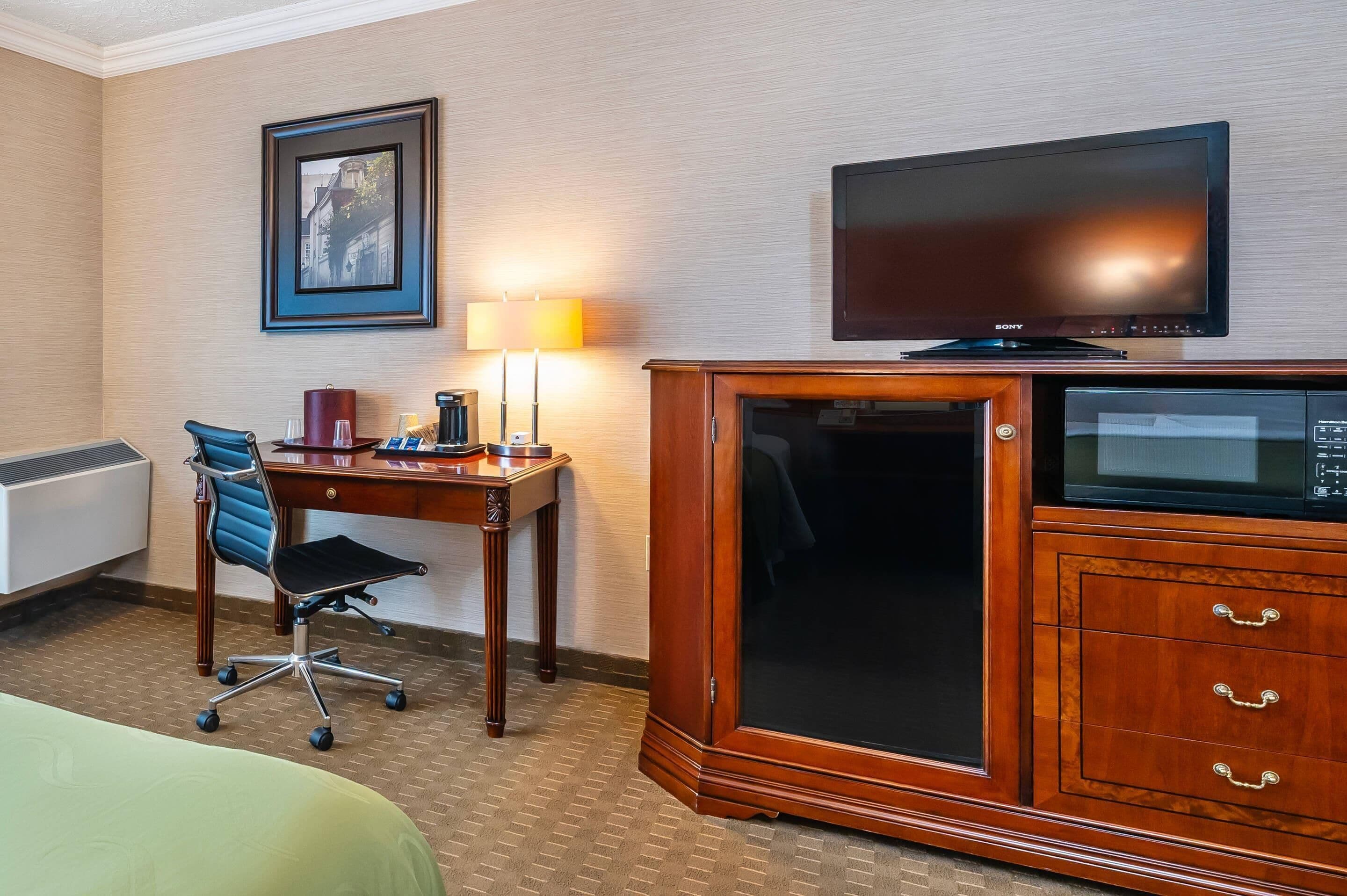 Desk, iron/ironing board, free cots/infant beds, rollaway beds