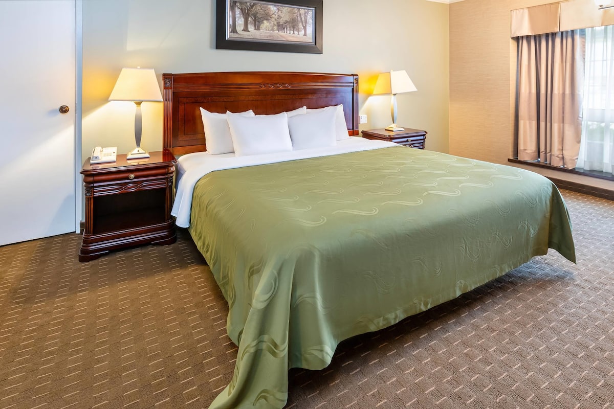 Kamar, 1 Tempat Tidur King, Bebas Asap Rokok | Meja kerja, setrika/meja setrika, dan tempat tidur bayi gratis