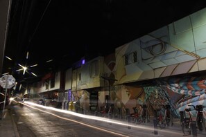 Front of property – evening/night