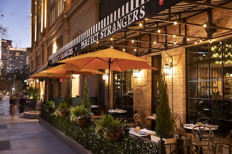 Breakfast, lunch, dinner served; pool views