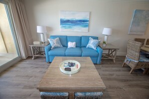 Condo, 2 Bedrooms, Beach View (403) | Living room