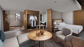 Svit Superior - flera sängar - icke-rökare - havsutsikt | Sängtillbehör av högsta kvalitet och värdeförvaringsskåp på rummet