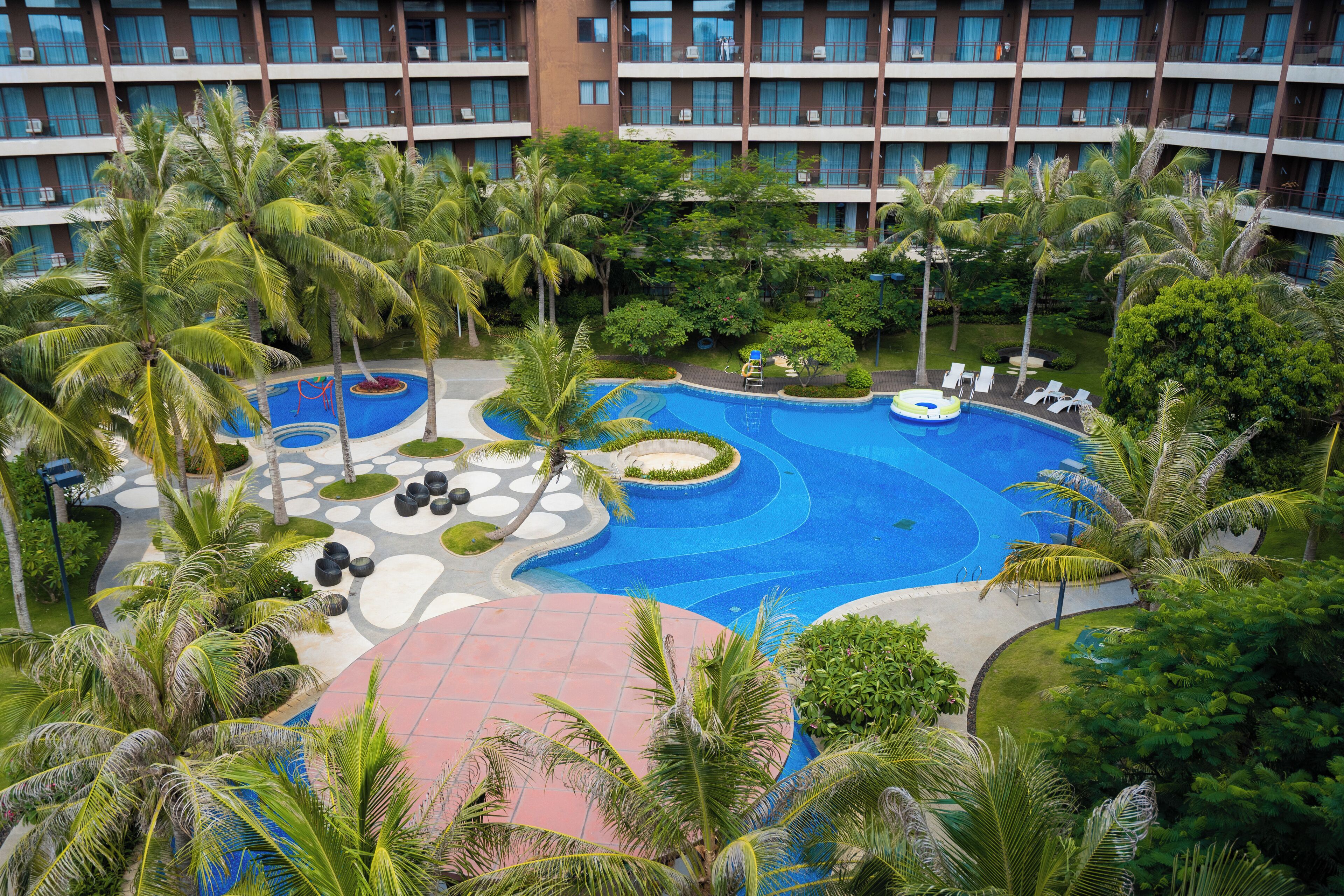 Außenpool, Cabañas (kostenlos), Sonnenschirme