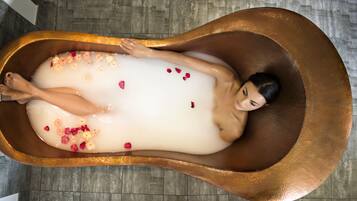 Espace de soins pour les couples, soins corporels, soins d'aromathérapie