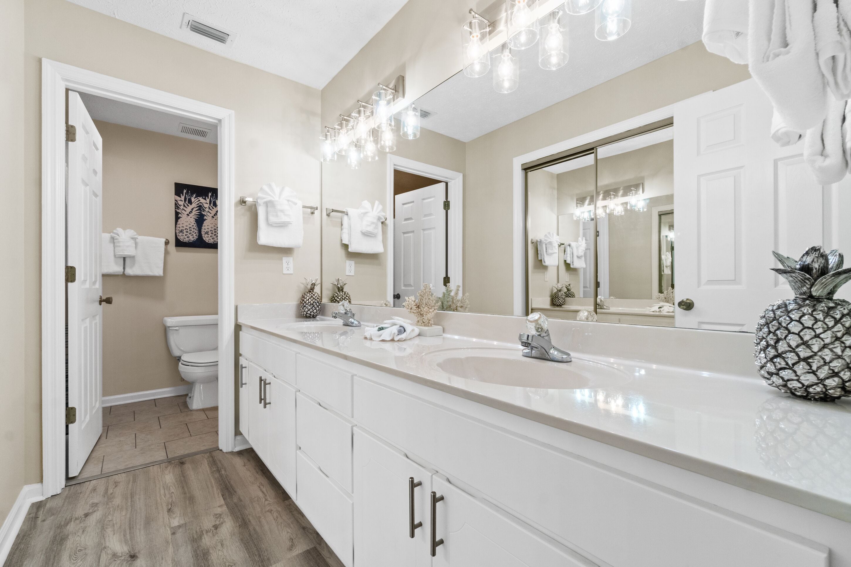 Appart'hôtel, 2 chambres, vue établissement (D205) | Salle de bain