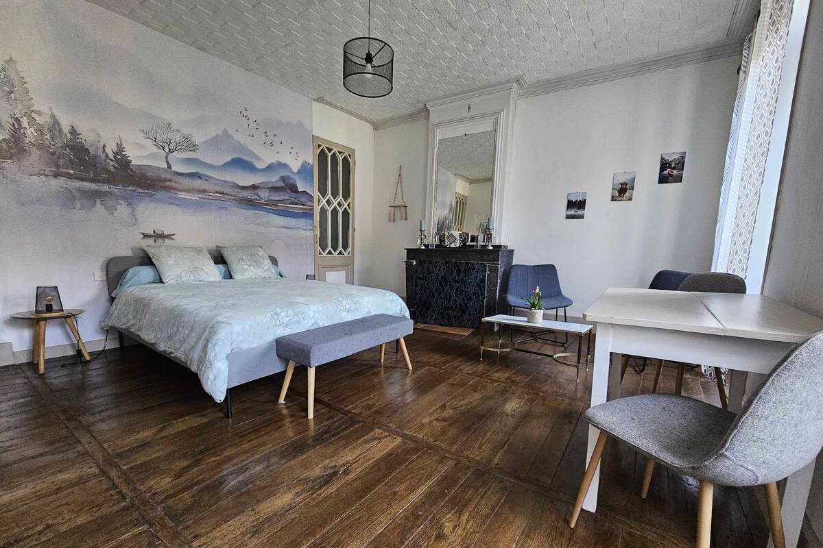 Double Room (Montagne) | 책상, 다리미/다리미판, 무료 WiFi, 각각 다른 스타일의 인테리어