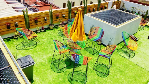 Basic Twin Room | Living area - Casa Eufemia (Mexico City)