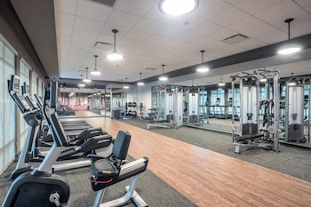 Fitness center at Courtyard by Marriott Charleston-North Charleston