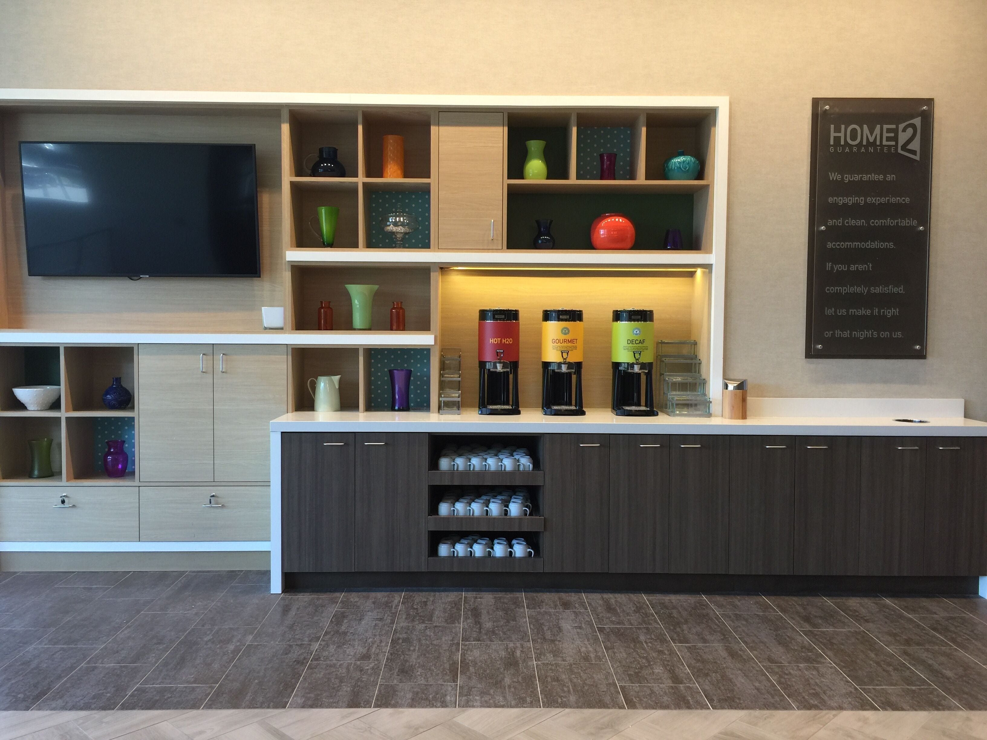 free daily self-service breakfast