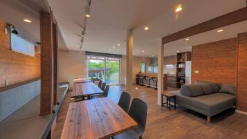 Exclusive Cottage | Living area | Flat-screen TV, fireplace