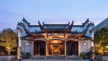 Front of property – evening/night