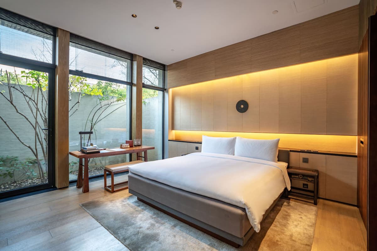 Pool Pavilion | Premium bedding, memory-foam beds, free minibar, in-room safe