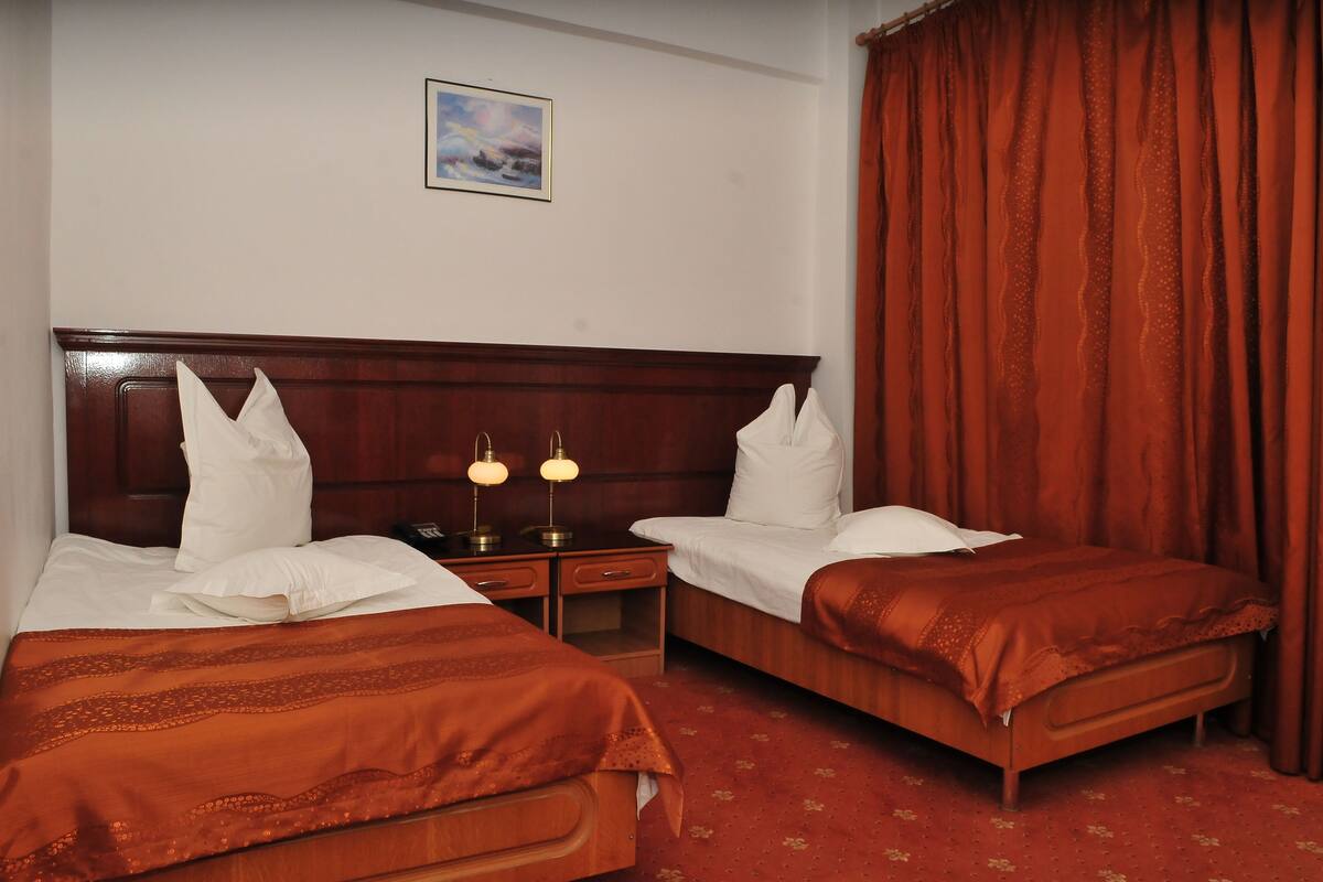 Business Double or Twin Room | Minibar, desk, laptop workspace, blackout curtains