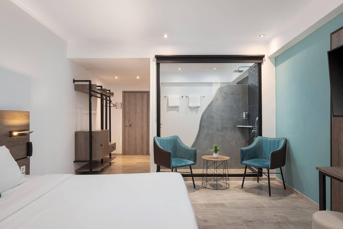 Junior Suite | 1 slaapkamer, lakens van Egyptisch katoen, luxe beddengoed