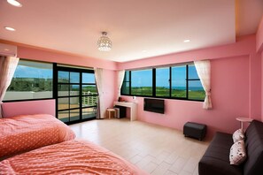 家庭房, 海景 | 免费 WiFi、床单