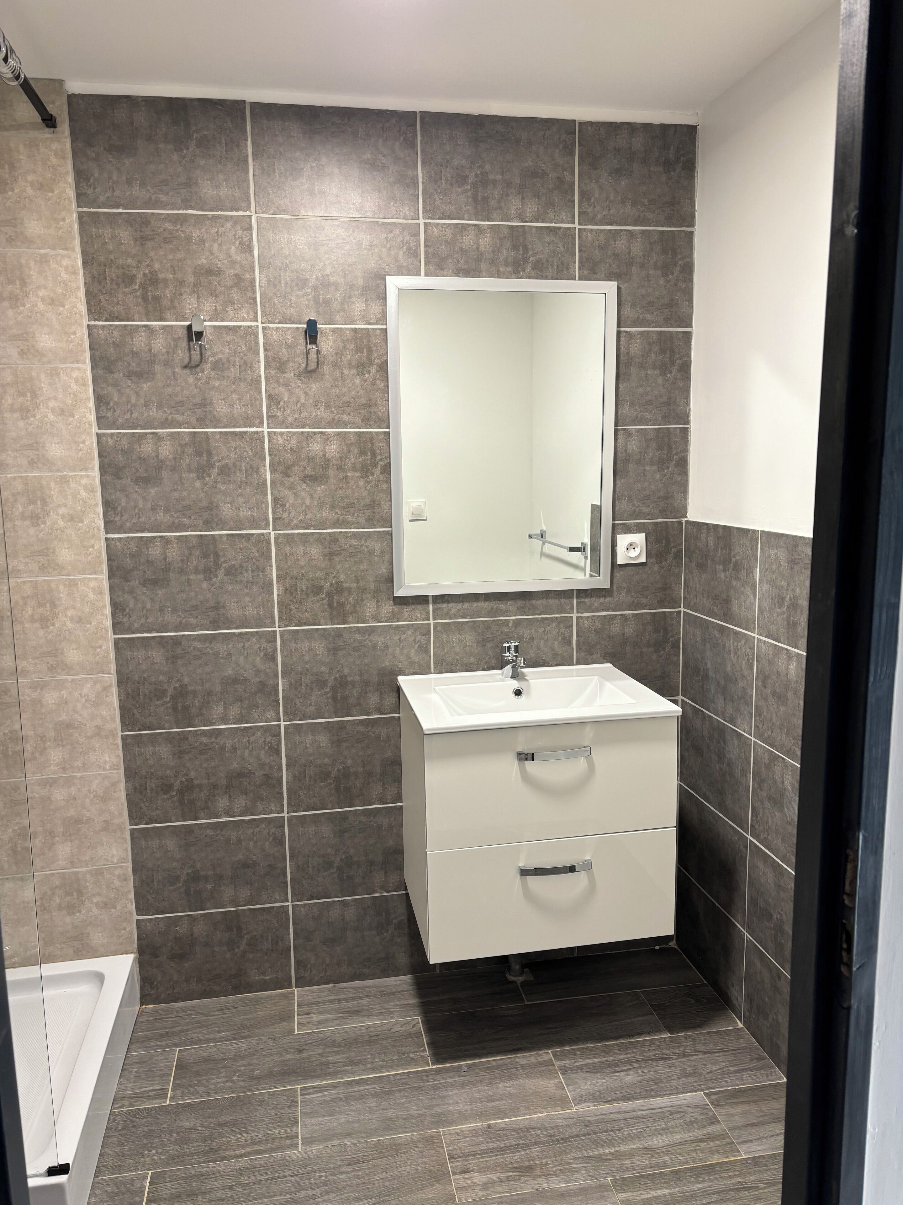 basic apartment | bathroom | hair dryer