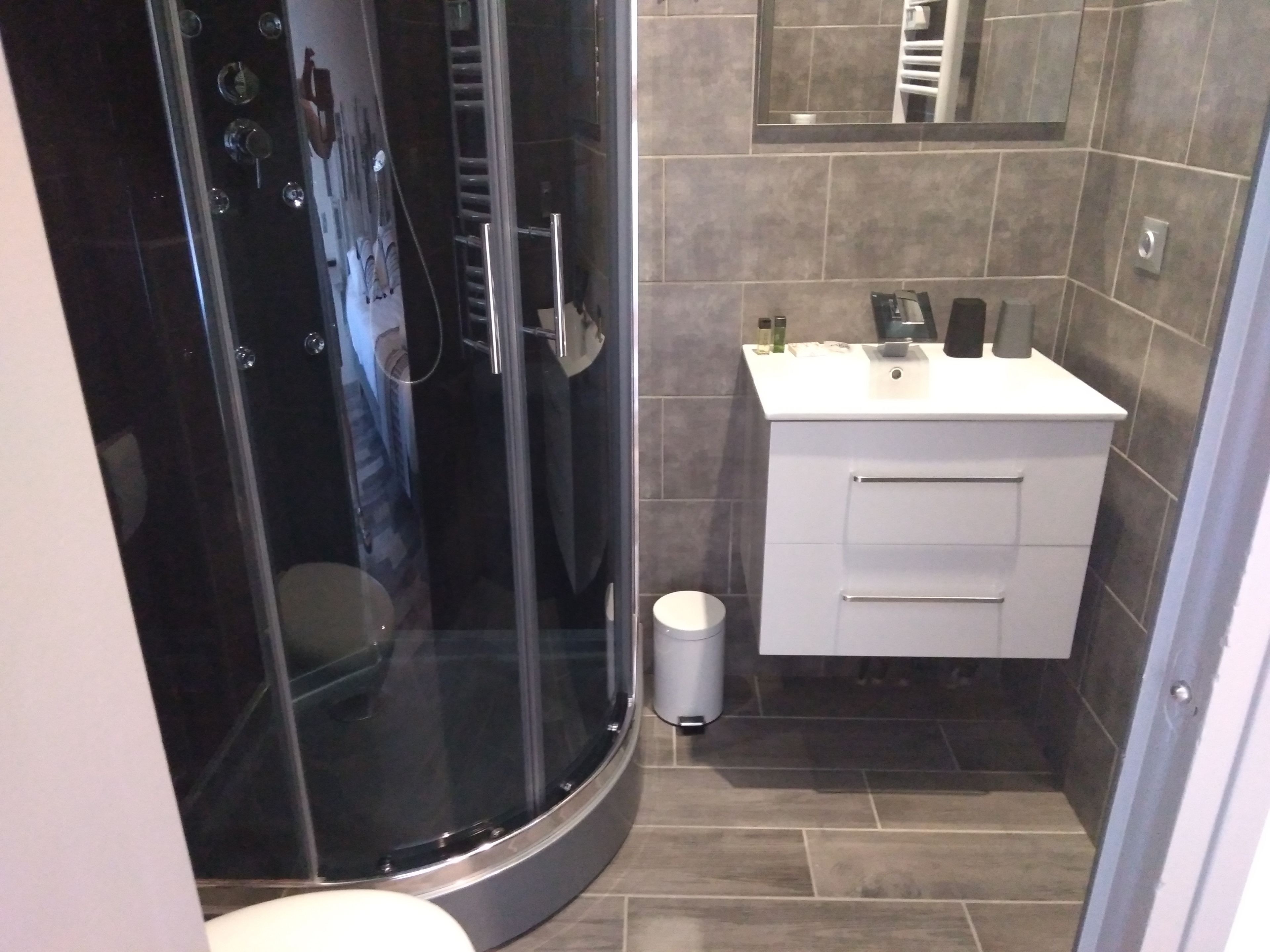 classic double room (douche) | bathroom | hair dryer